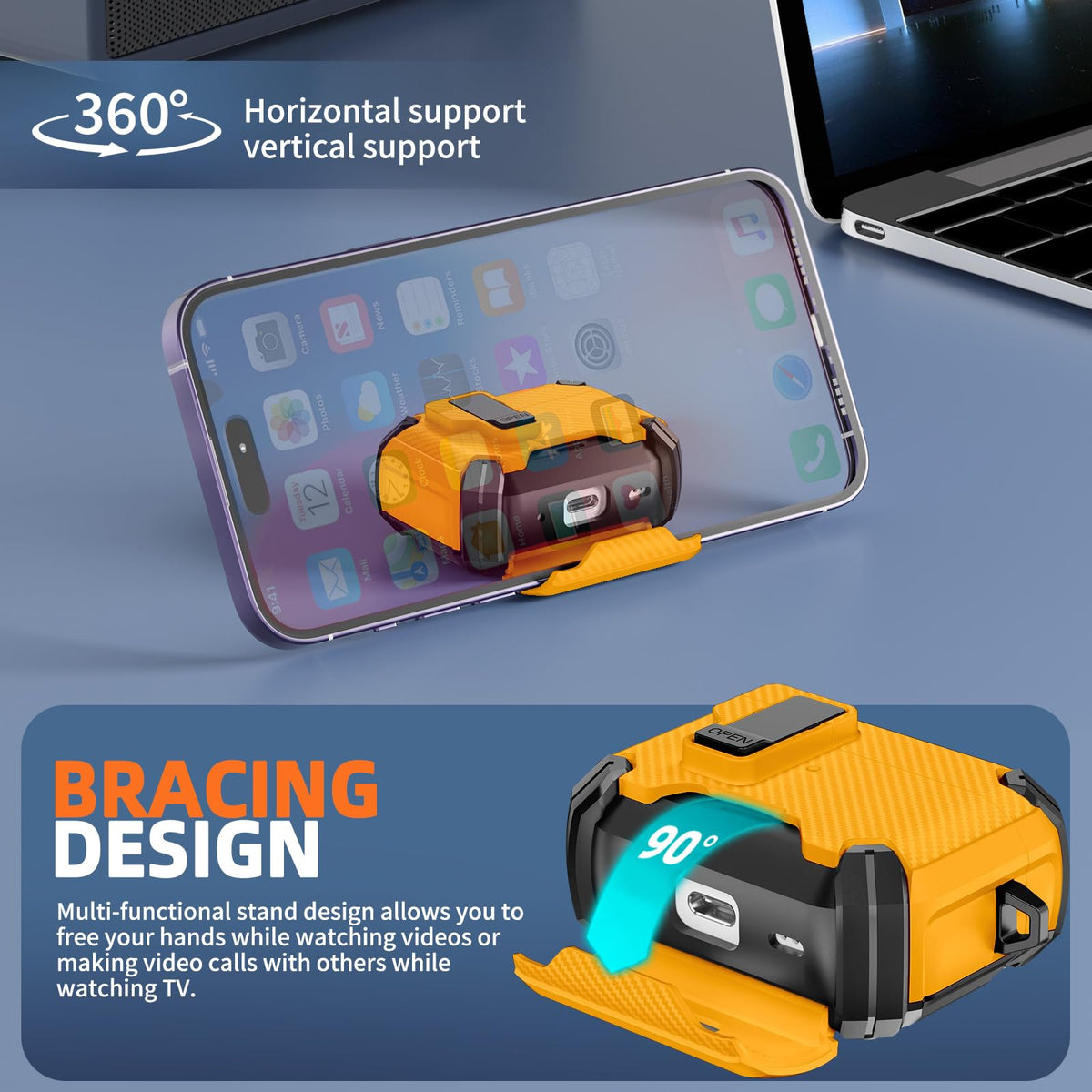 Inesore AirPods Pro 3 case includes cleaning kit for easy maintenance