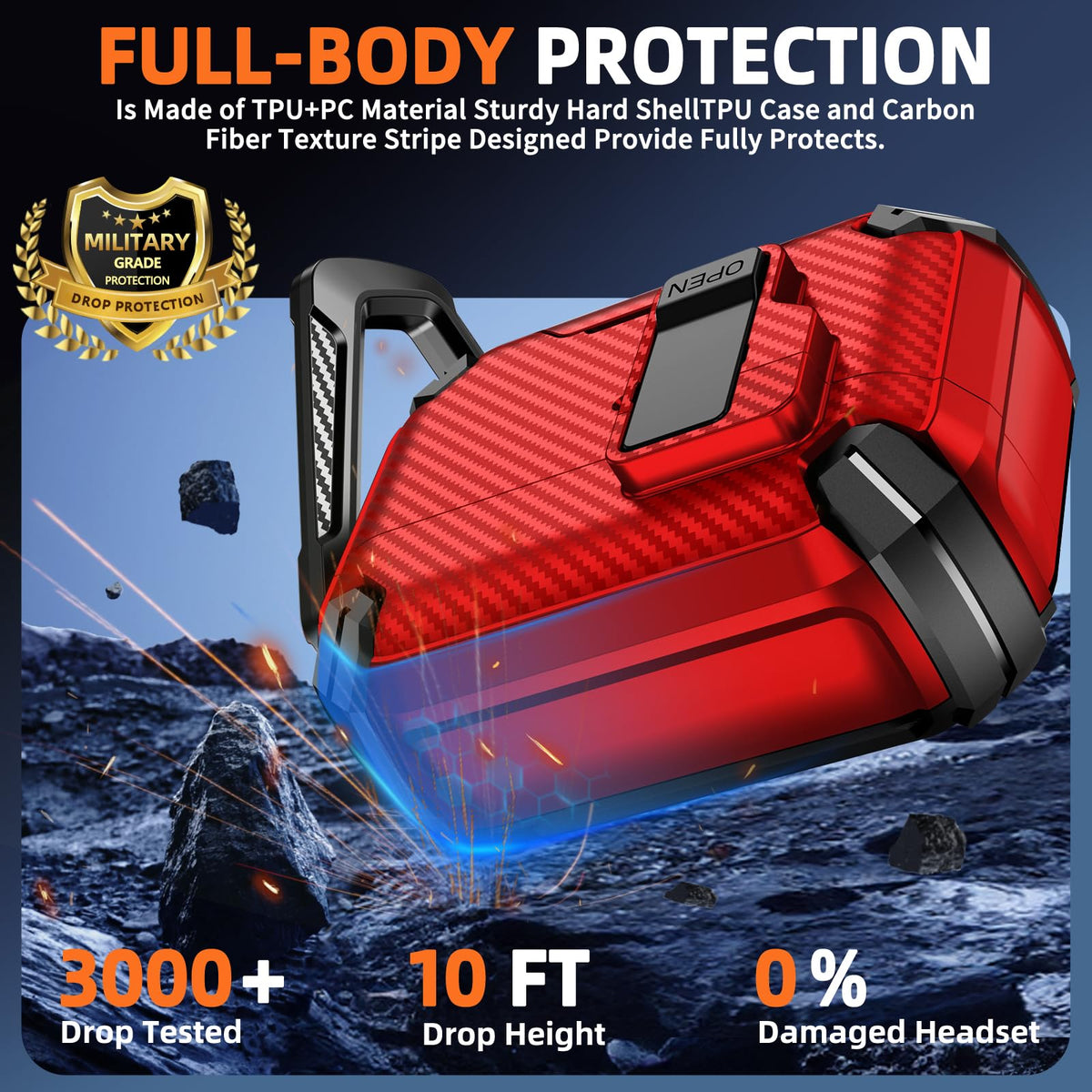 Inesore AirPods Pro 3 case includes dual-head cleaning kit for maintenance