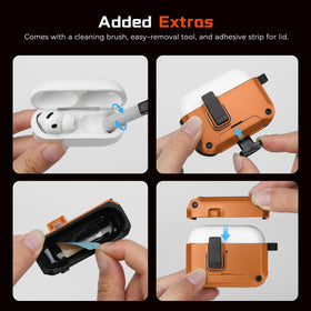 Inesore AirPods Pro 3 case crafted from durable TPU+PC materials