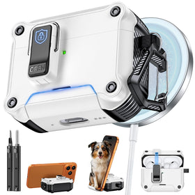 Inesore AirPods Pro 3 case front view with secure latch and premium protection.