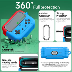 Inesore AirPods Pro 3 case with keychain for easy attachment