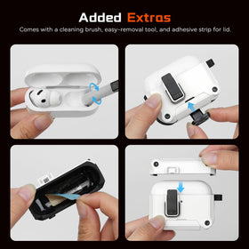Inesore AirPods Pro 3 case supports MagSafe for convenient wireless charging.