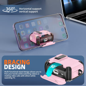 Inesore AirPods Pro 3 case showing stand function for video calls