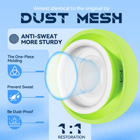 Soft silicone comfort reduces ear fatigue for long wear.