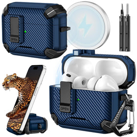 Inesore AirPods Pro 3 case front view with secure closure for on-the-go protection