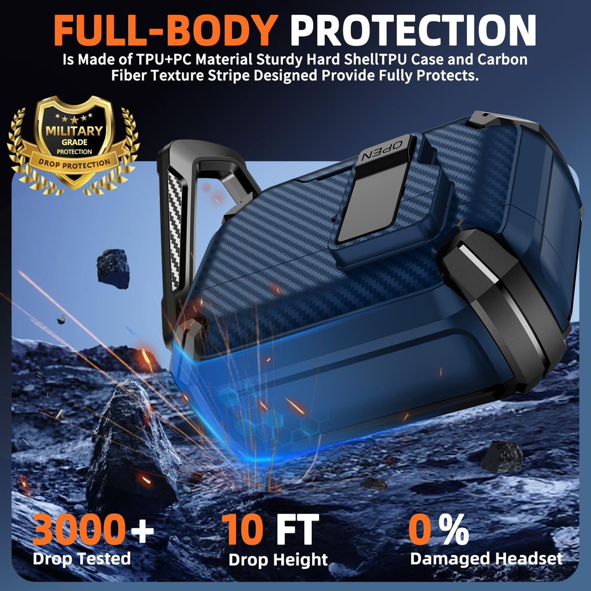 Inesore AirPods Pro 3 case includes cleaning kit and accessories for upkeep