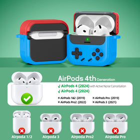 Inesore AirPods 4 case safety-lock keeps earbuds secure on the go.