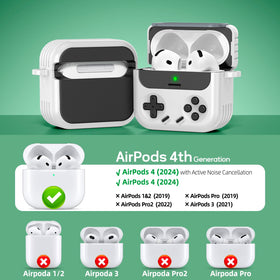 Inesore AirPods 4 lock design image highlights secure fit and case security.