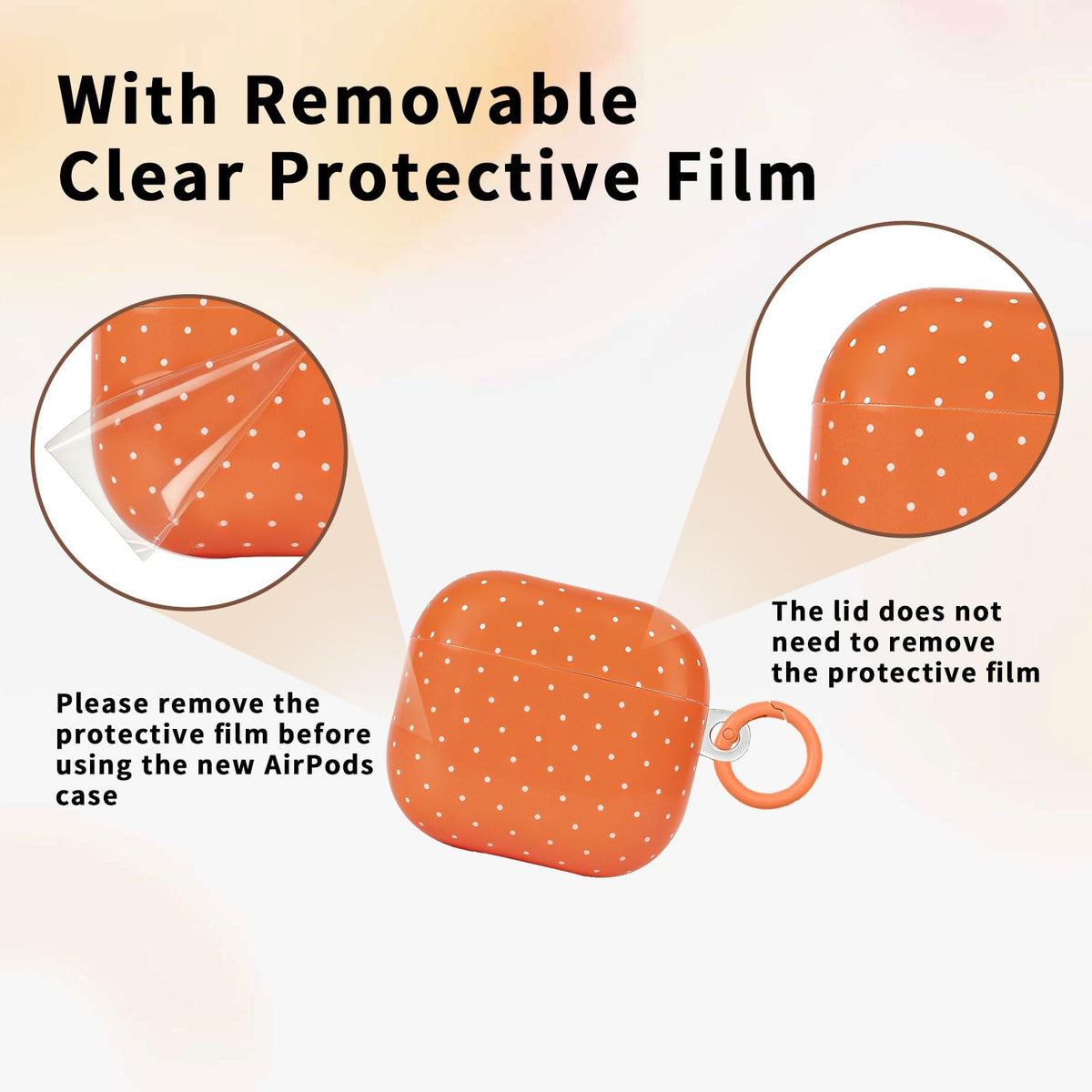 inewateri AirPods 4 case easy-use mechanism demonstrates seamless lid operation.
