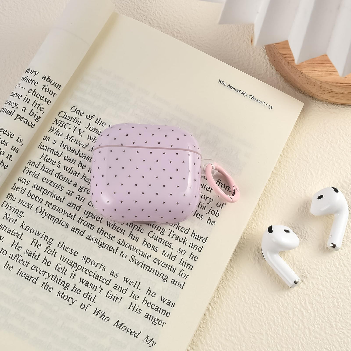 Fashionable pink polka dot look by inewateri adds personality to everyday tech