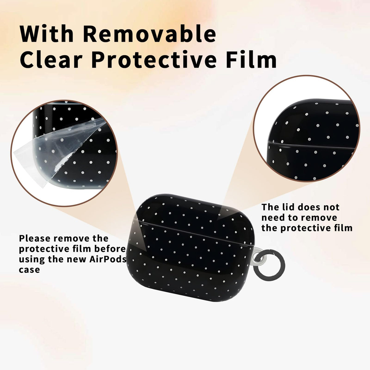 inewateri polka dot AirPods Pro 2 case adds cute, durable protection.