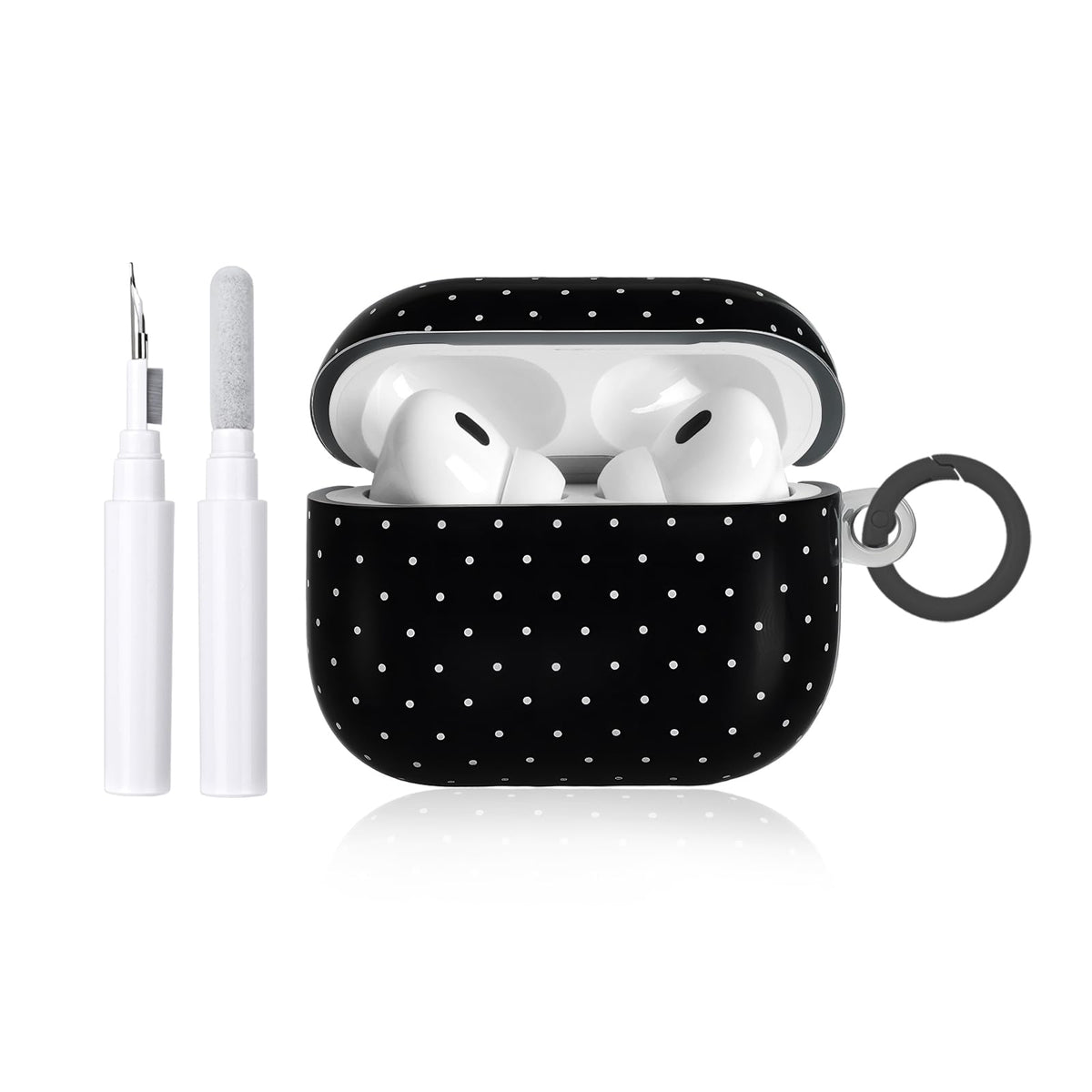 inewateri AirPods Pro 2 case with polka dot design provides stylish everyday protection.