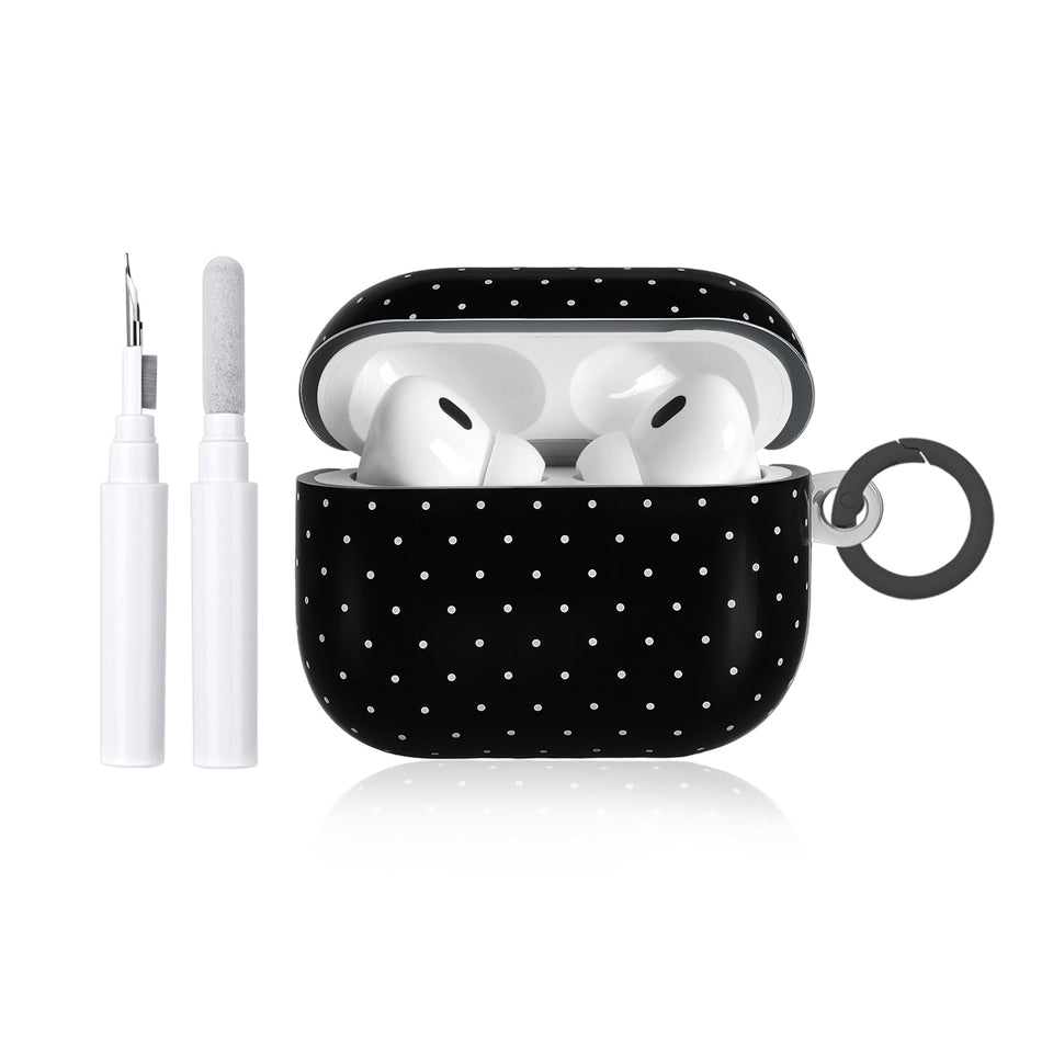 inewateri AirPods Pro 2 case with polka dot design provides stylish everyday protection.