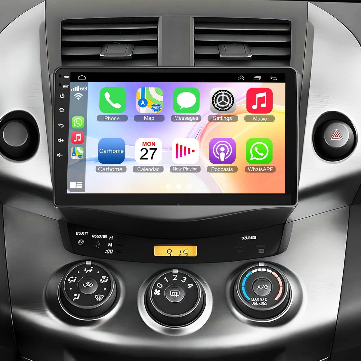 Inexaccessories 4G64G car radio front view for enhanced in-car infotainment