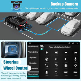 Inexaccessories 6.8-inch IPS touchscreen for clear road visuals.