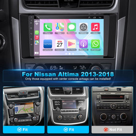 Inexaccessories 8Core Altima wireless CarPlay enables hands-free calls and seamless app access.