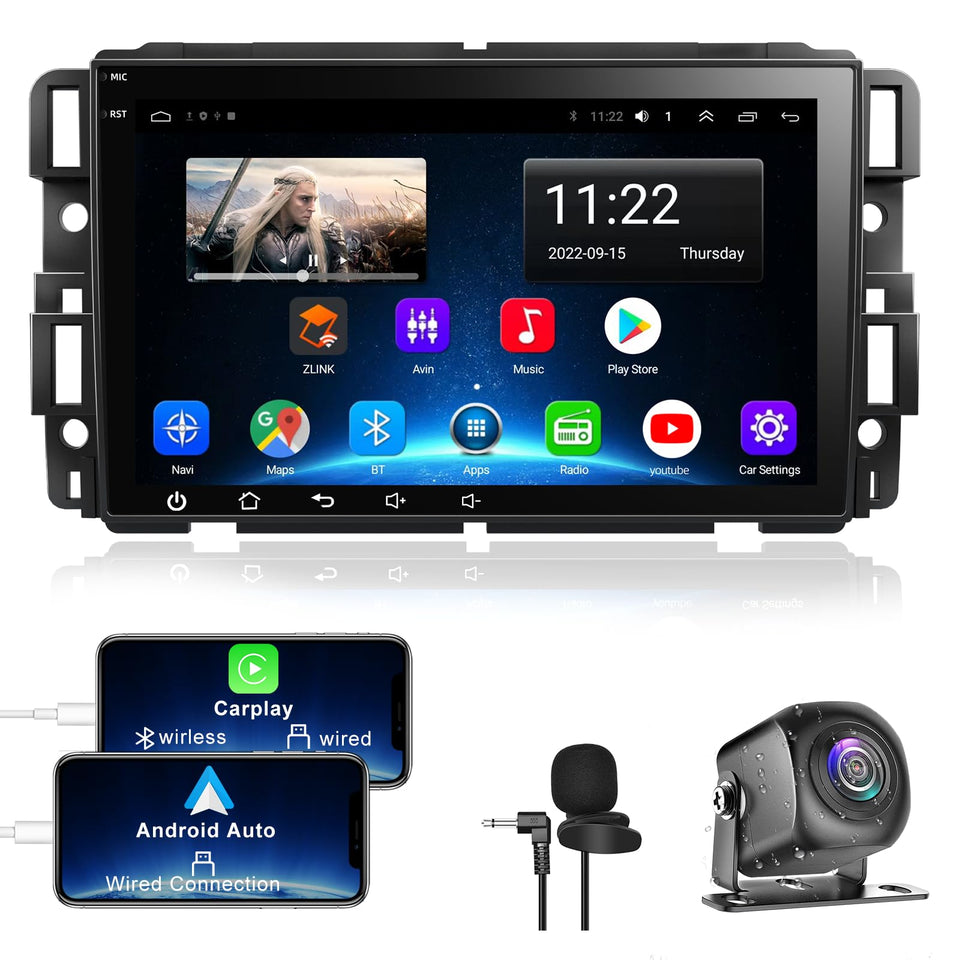 Inexaccessories eight inch IPS display with vivid colors for GM dashboards