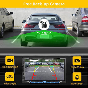 Inexaccessories Bluetooth 5.2 car stereo for hands-free calling and streaming