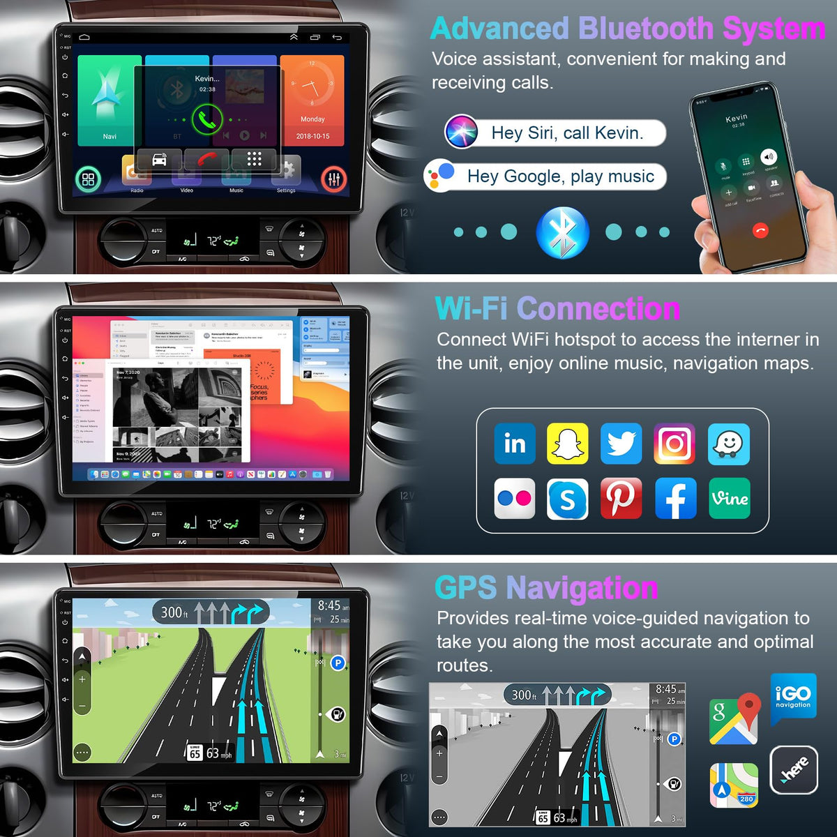 Inexaccessories Bluetooth hands-free keeps calls clear while you drive