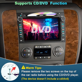 Inexaccessories DVD player enables onboard entertainment during trips.