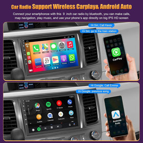 Inexaccessories GPS navigation in Sienna with offline maps and online options.