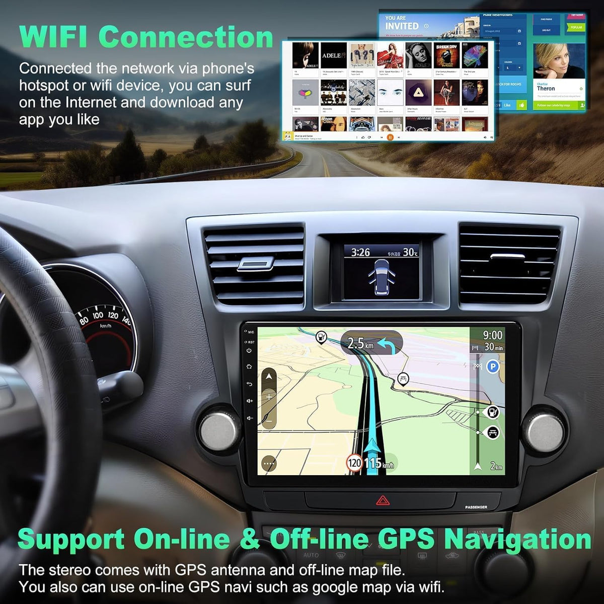 Inexaccessories Highlander 170-degree rear-view camera for safer reversing