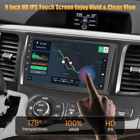 Inexaccessories IPS touchscreen with wide viewing angle for clear visuals in Sienna.