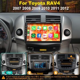 Inexaccessories Rav4 9-inch head unit installed enables seamless CarPlay on the go