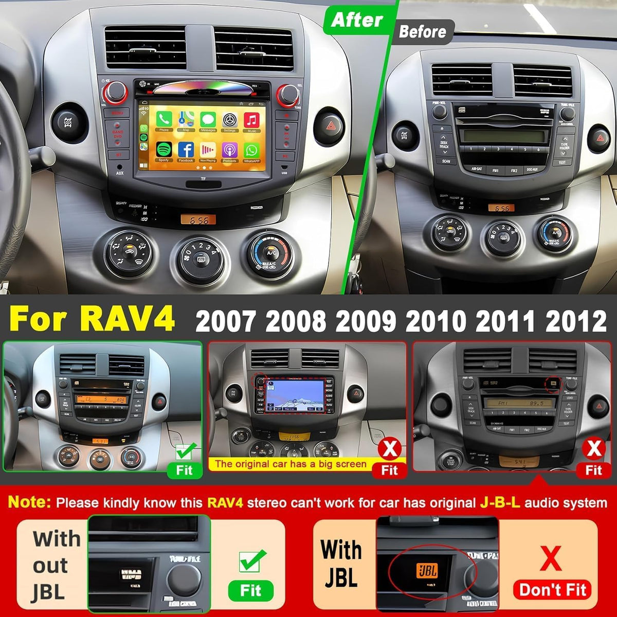 Inexaccessories RAV4 CD DVD slot ideal for media playback on road