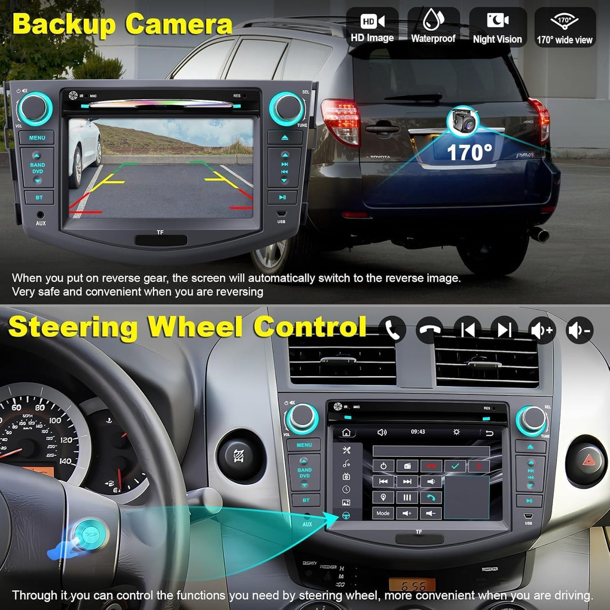 Inexaccessories RAV4 voice control enables hands free operation