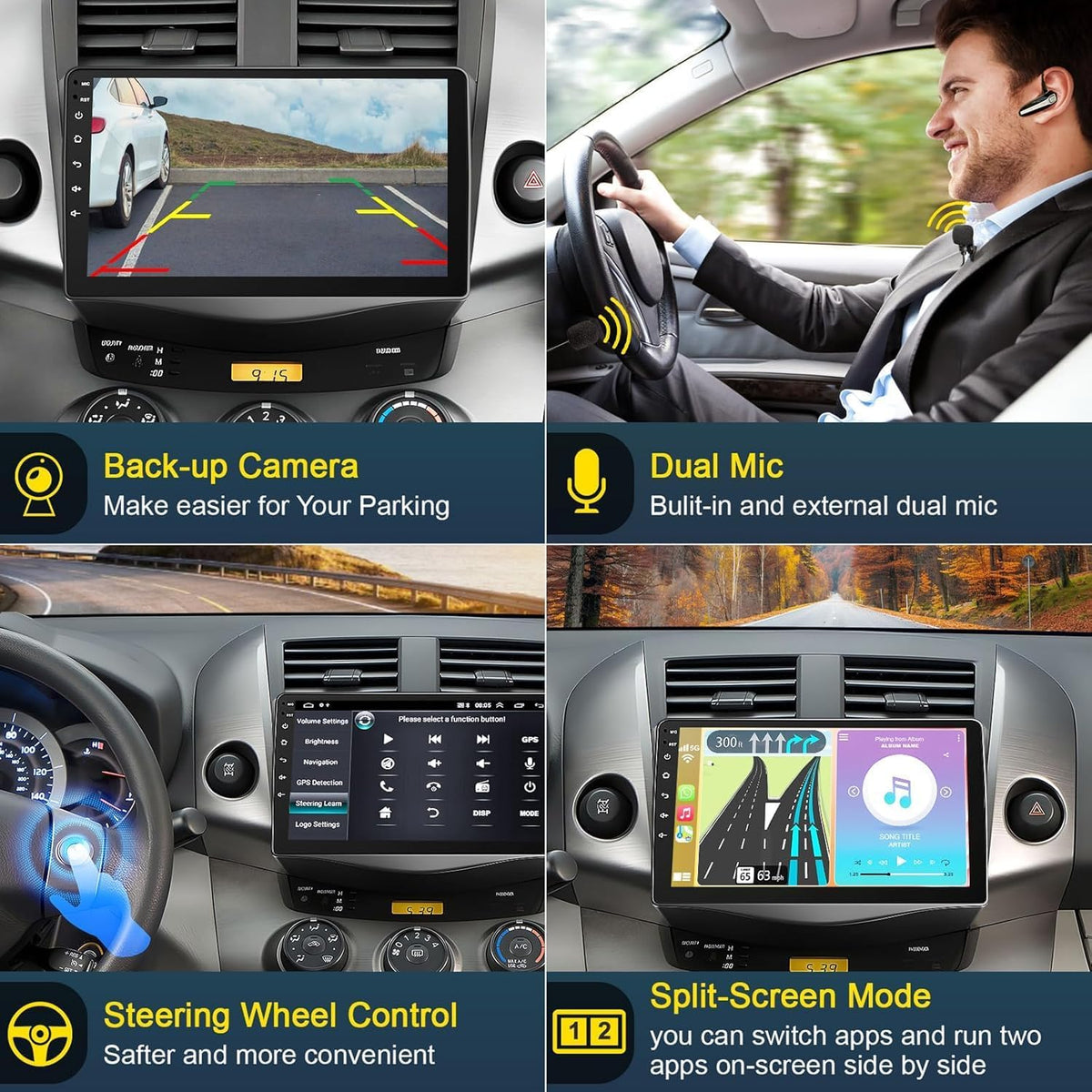 Inexaccessories split screen function to run apps simultaneously