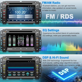 Inexaccessories steering wheel control for safer, easier audio adjustments.
