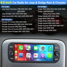 Inexaccessories wireless CarPlay and Android Auto on a large screen for easy app access.