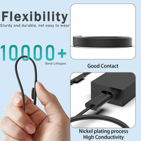 INEXEWOC 65W charger shown in a travel-ready case for on-the-go charging.