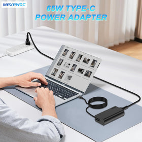 INEXEWOC charger on office desk supporting all-day productivity