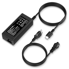 INEXEWOC Universal 65W USB-C charger front view for reliable on-the-go laptop power