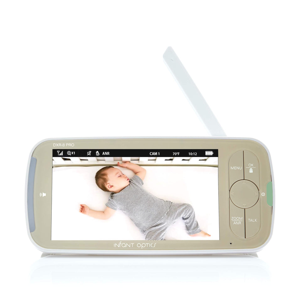 Infant Optics DXR-8 PRO front view showing display and controls, clear usability benefit