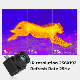 InfiRay T2 Pro hot spot tracking quickly locates heat signatures.