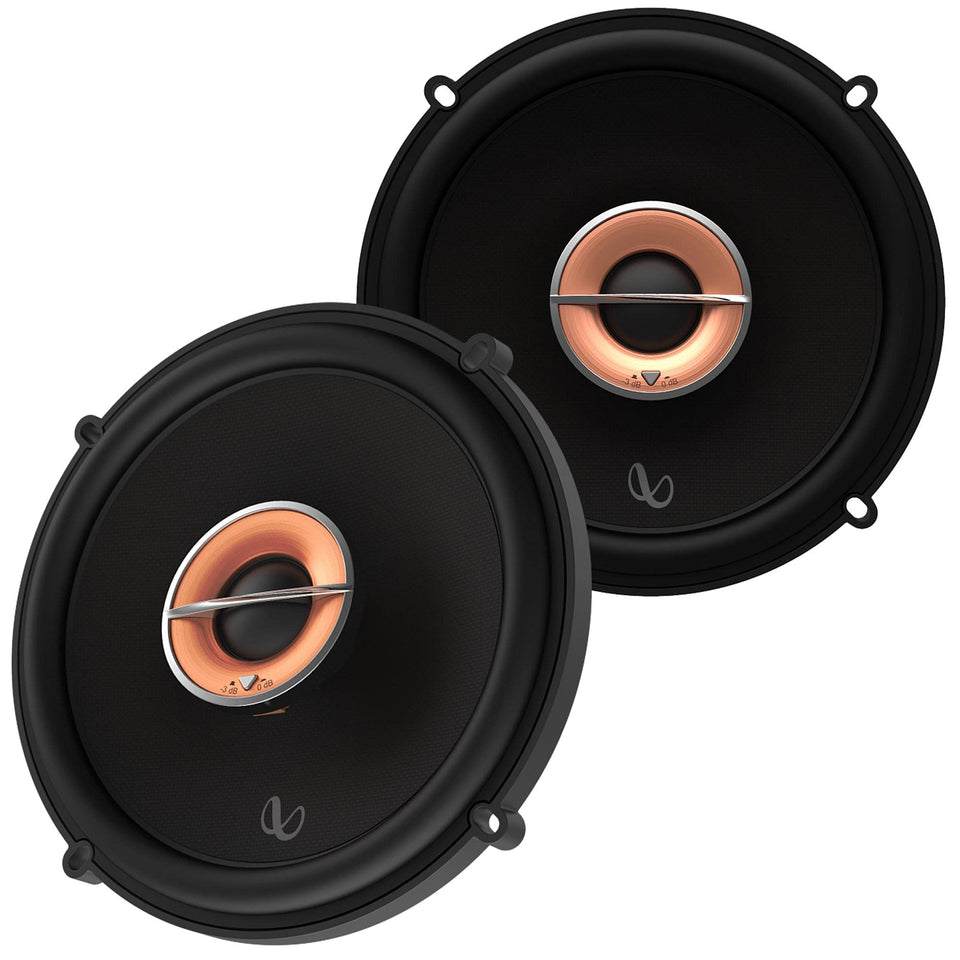 Infinity Kappa 63XF woofer cone delivering deep bass for confident highway listening