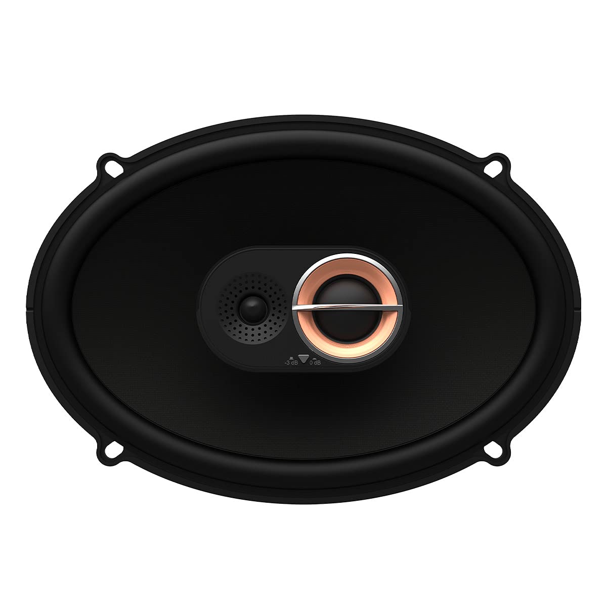 Infinity Kappa 693M edge-driven tweeter dome provides crisp highs with extended sonic range