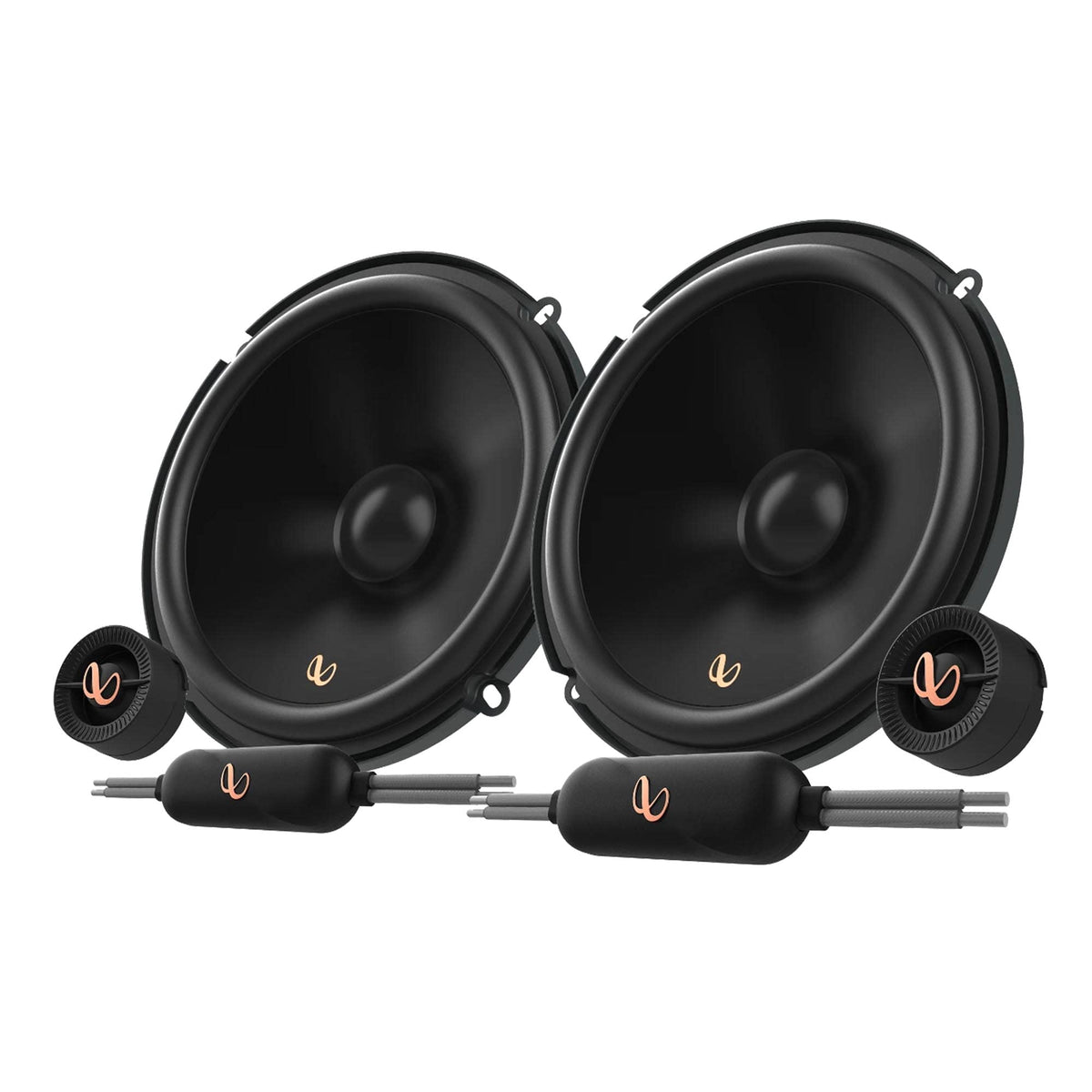 Infinity Primus 603CF Plus One cone boosts bass output for more presence.