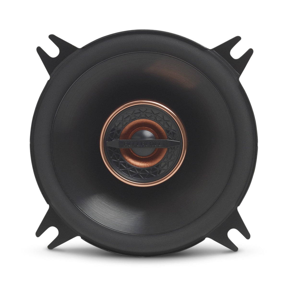 Infinity REF-4032CFX edge-driven tweeter delivers smooth highs for clarity.