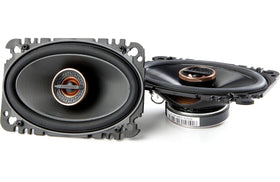 Infinity REF-6422cfx front profile showing full grill and cone, improves car audio clarity