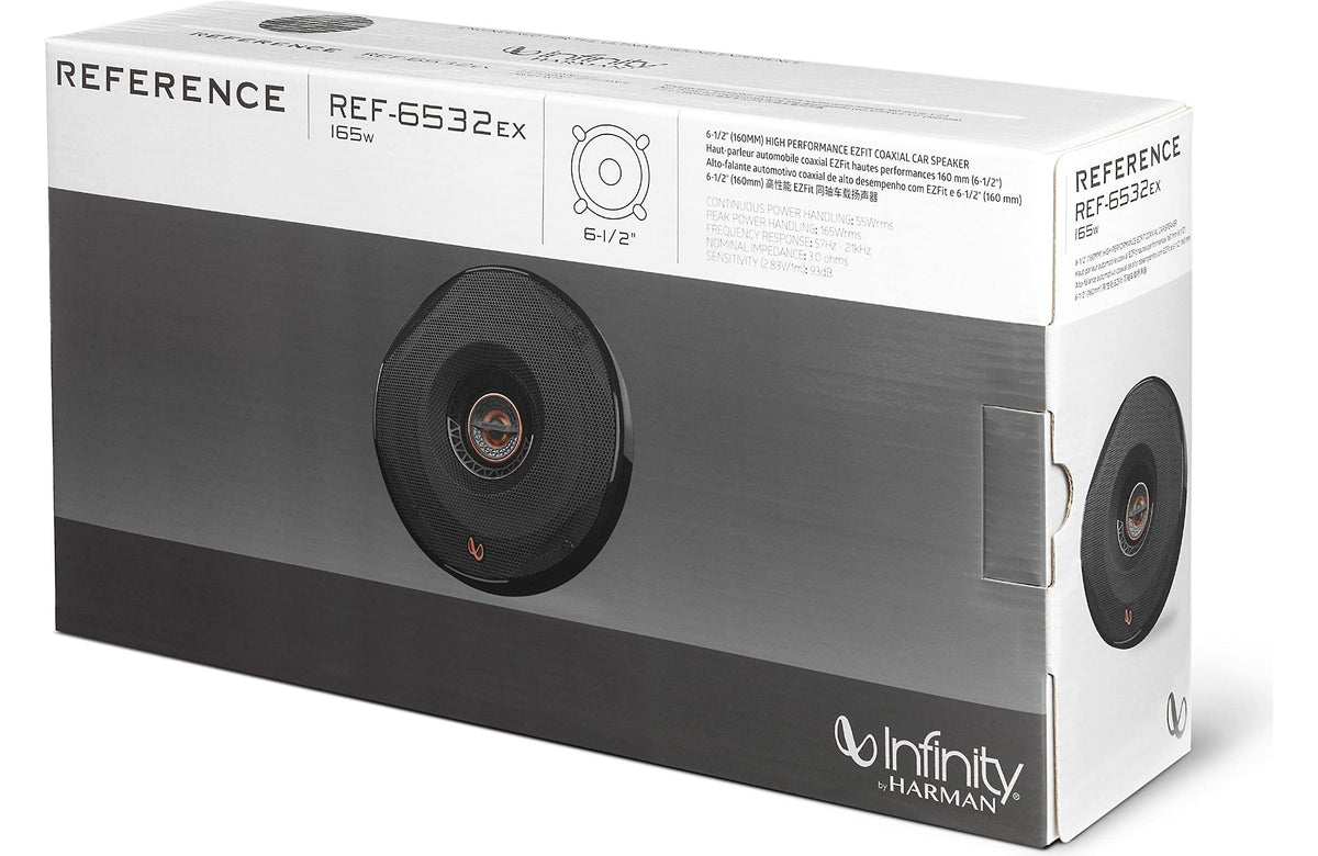 Infinity REF-6522EX back-assembly with brackets enabling flexible mounting options