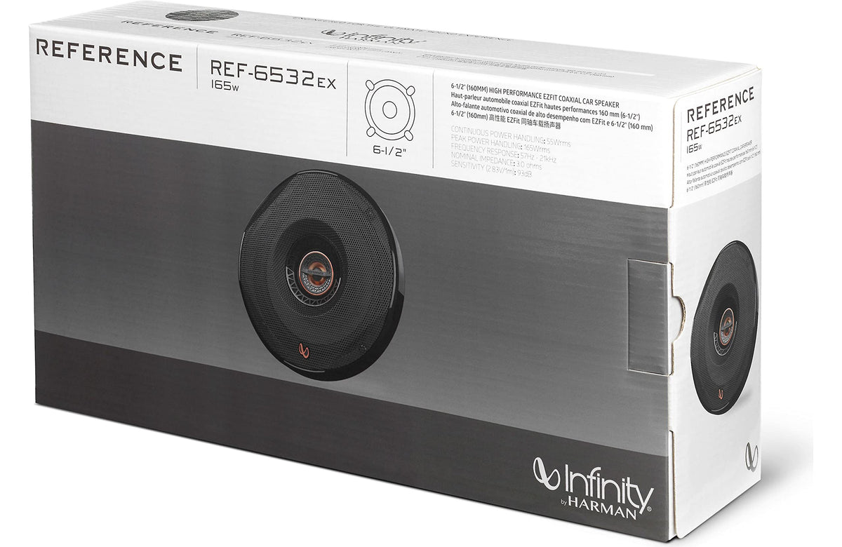 Infinity REF-6522EX in-car install demonstrating compatibility with common openings