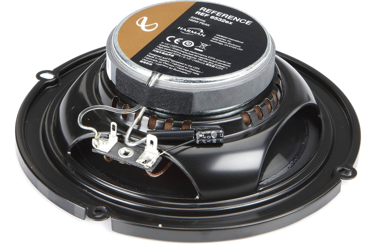 Infinity REF-6522EX side profile highlighting slim depth for flexible fit