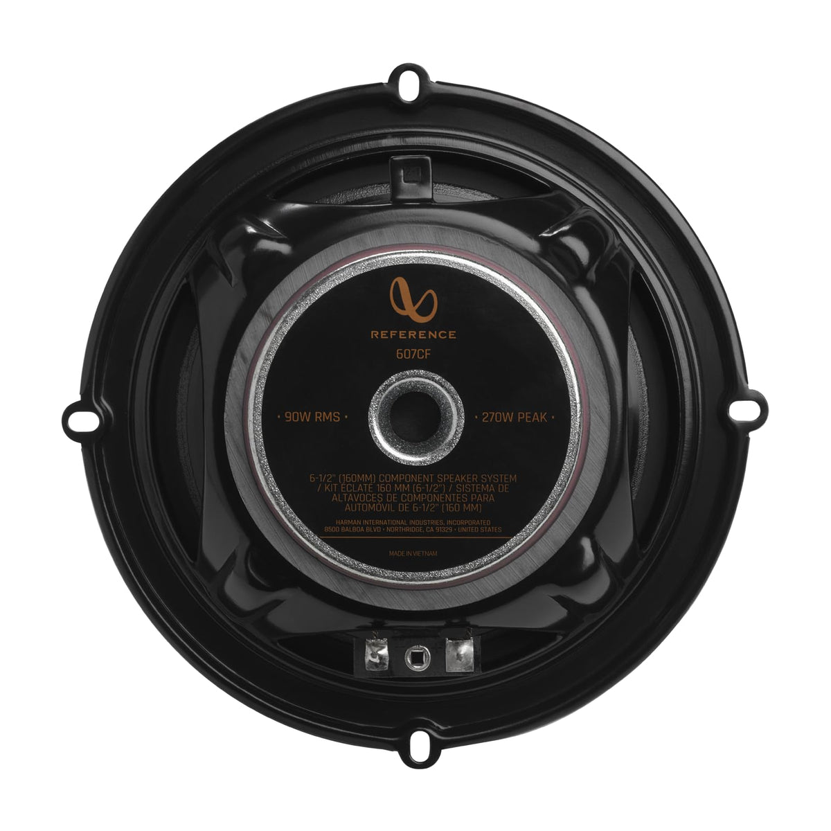 Infinity REF607CF Plus One cone improves low-end response.