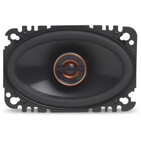Infinity Reference 6432CFX 4x6 coaxial dash mount image highlights easy installation.