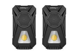 Infinity X1 close-up of LED array showing bright 700-lumen output for clearer tasks