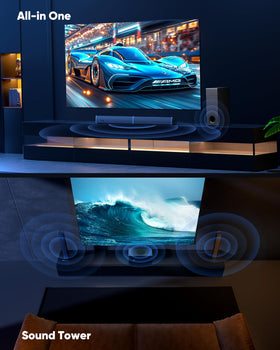 INFITBO soundbar detachable towers for wider soundstage
